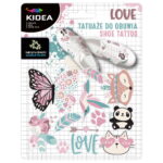 TATUAŻE DO OBUWIA ŚWIECĄCE W CIEMNOŚCI LOVE KIDEA