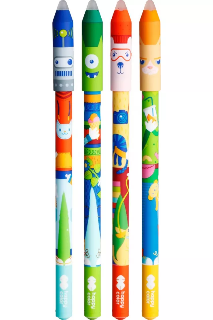 DŁUGOPIS WYMAZYWALNY COOL GANG 0,5MM HAPPY C