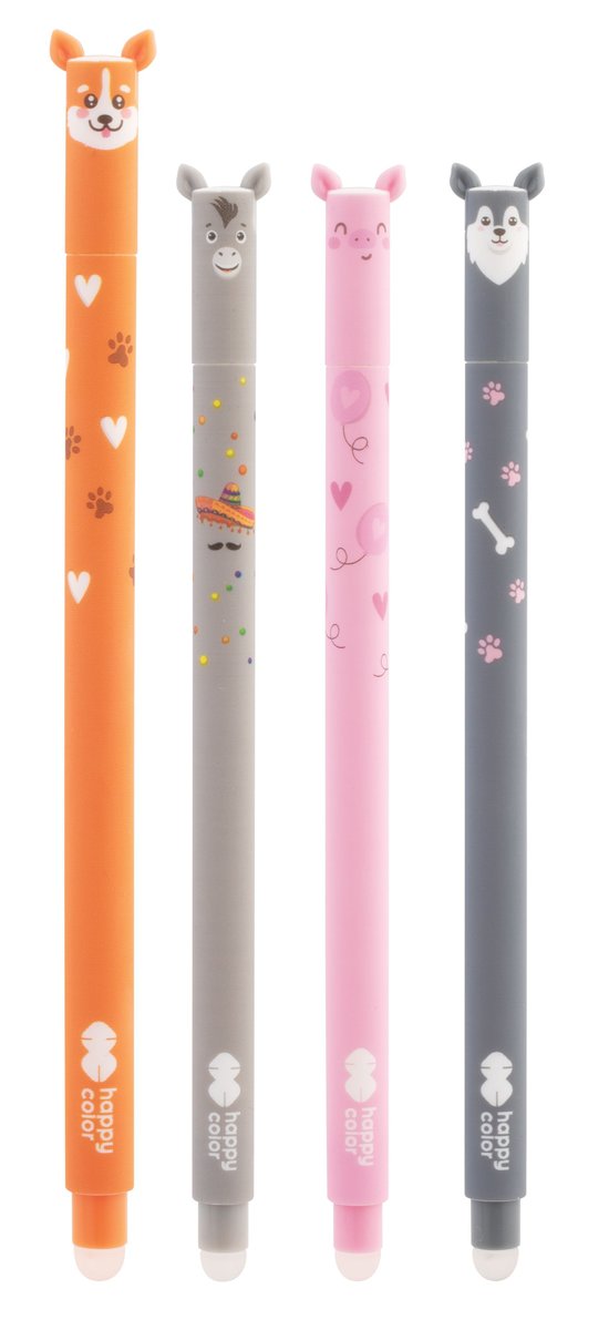 DŁUGOPIS WYMAZYWALNY USZAKI BABE 0,5 MM NIEBIESKI