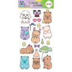 TATUAŻE ZMYWALNE KAPIBARA KAPI FUN 100x200mm