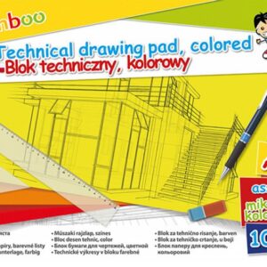 BLOK TECHNICZNY A4/10 KOLOR GIMBOO