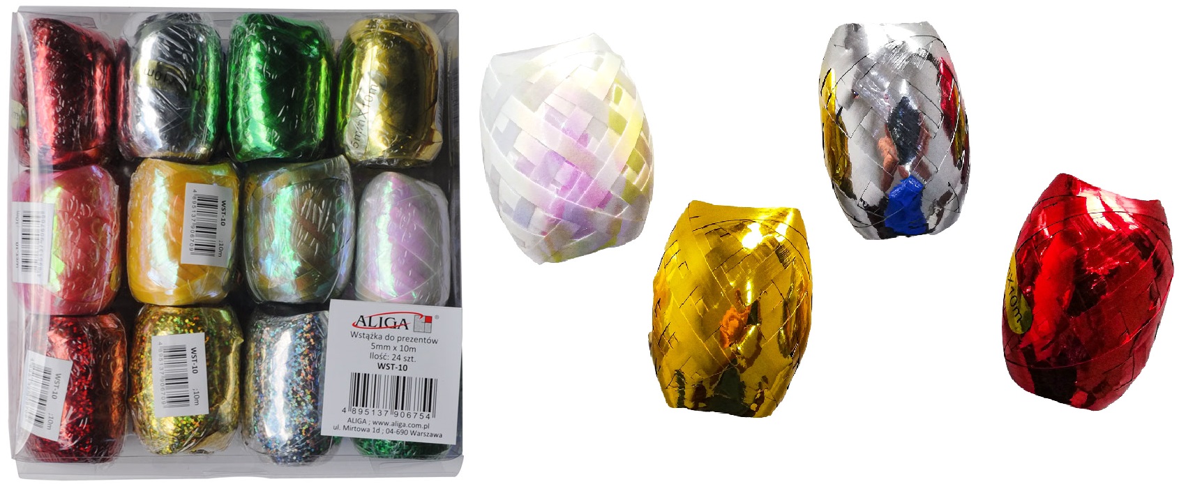WSTĄŻKA JAJKO BŁYSZCZĄCA WST-10 5mm/10m
