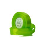 WSTĄŻKA SATYNOWA AX06-11 6mm/32m JASNO ZIELONA