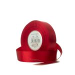 WSTĄŻKA SATYNOWA AX06-24 6mm/32m CZEREONA