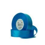 WSTĄŻKA SATYNOWA AX06-38 6mm/32m JASNO NIEBIESKA