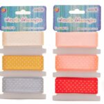 Wstążka satynowa WSS-25-01 w kropki