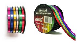 Wstążki metalizowane WSM-05-01 5mmx5m 6 KOLORÓW