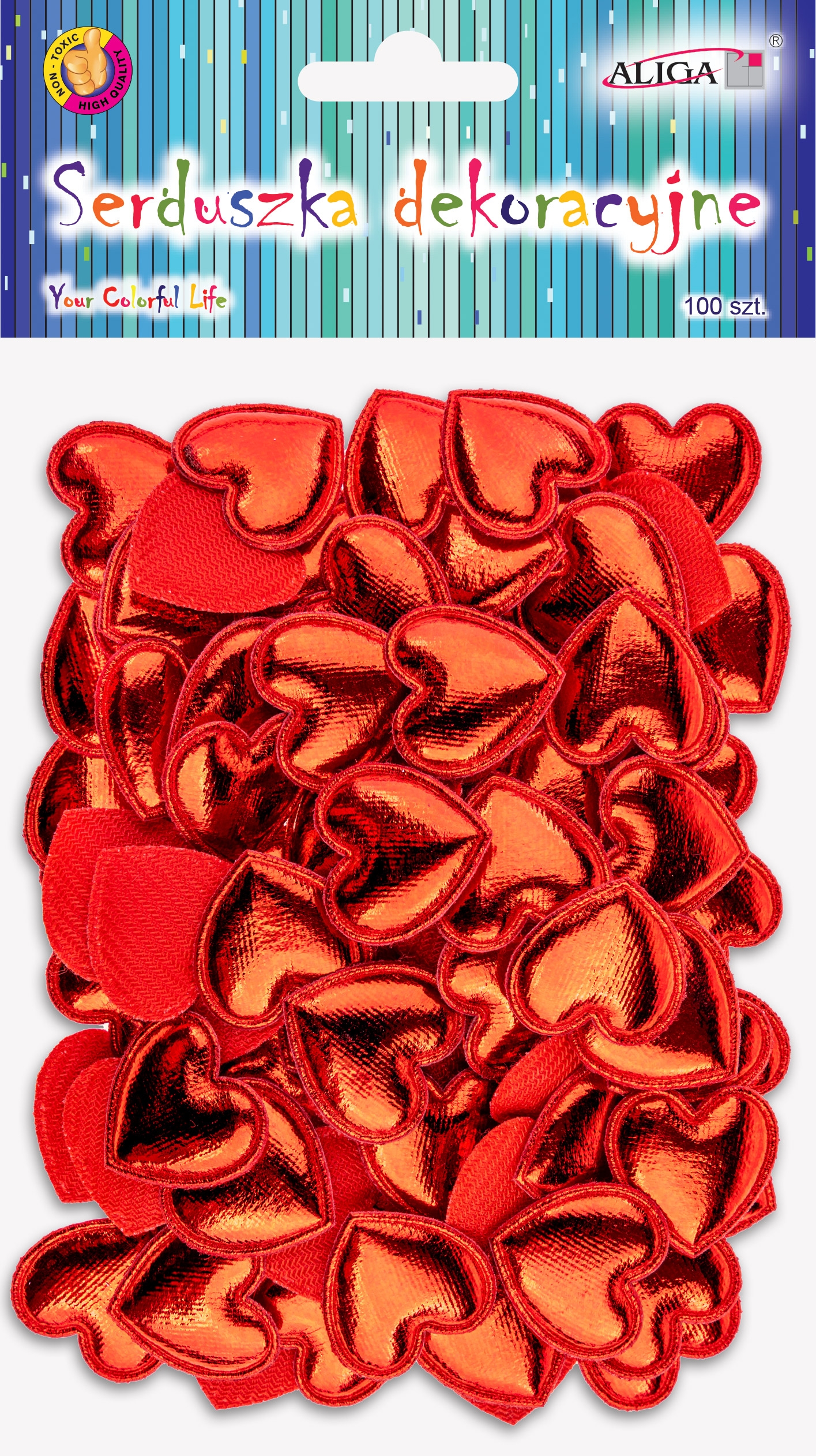 Serduszka dekoracyjne SDS-100 2cm 100szt