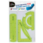 ZESTAW GEOMETRYCZNY FLEXI 15 CM 3 EL. KIDEA