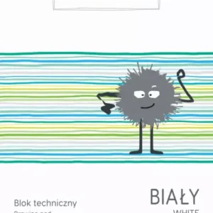 BLOK TECHNICZNY A3 10k 170g BIAŁY HAPPY COLOR