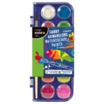 FARBY AKWARELOWE 12 KOLORÓW KIDEA