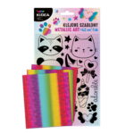 KLEJOWE SZABLONY METALIC ART SWEET KIDEA