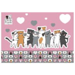 PODKLAD OKLEJANY CLEO I FRANK (KOT)