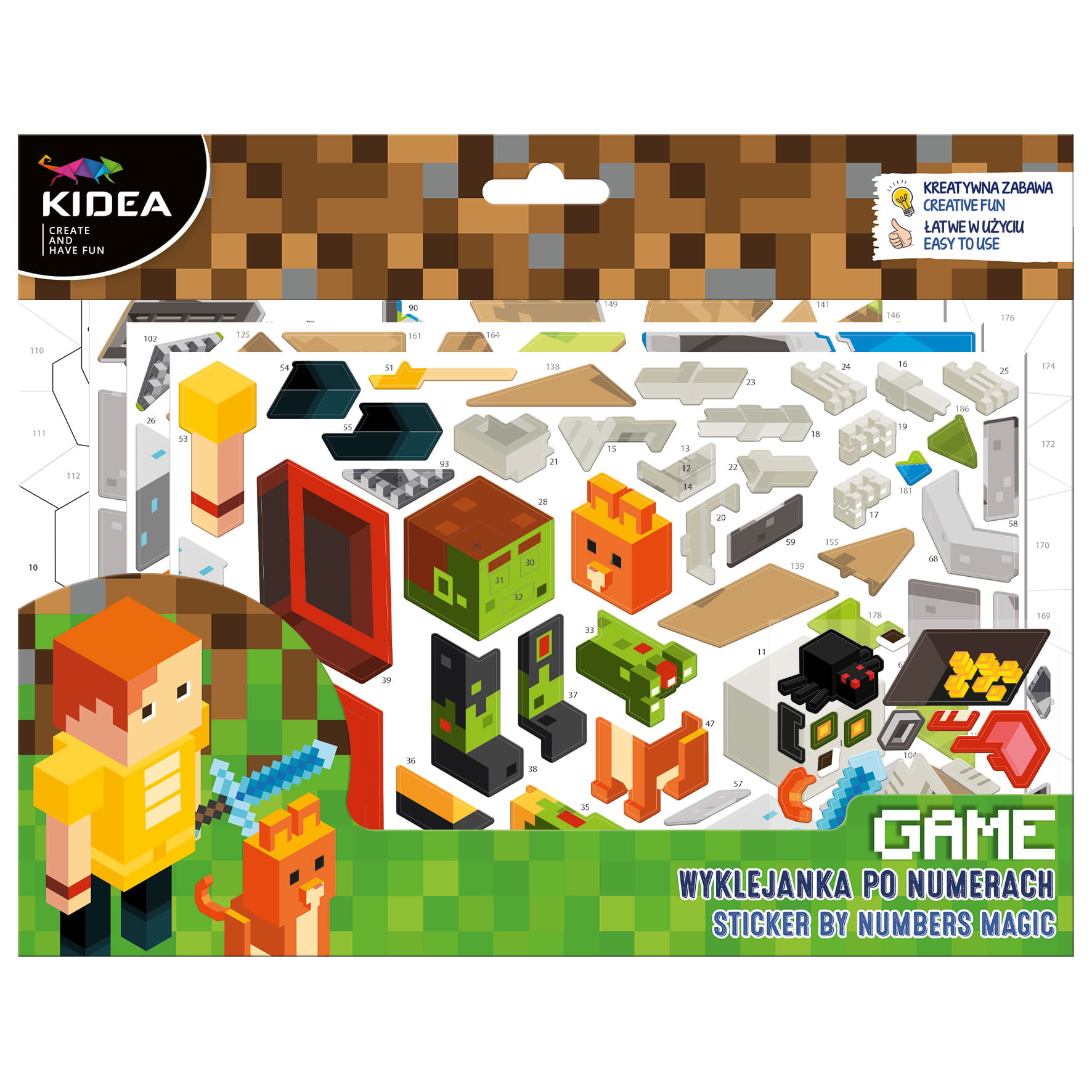 WYKLEJANKA PO NUMERACH GAME KIDEA