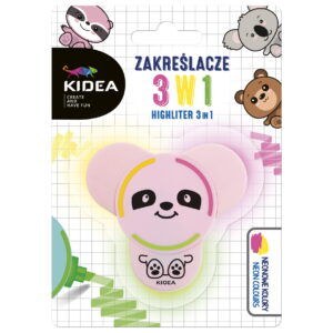 ZAKREŚLACZE Z FIGURKĄ 3 W 1 KIDEA
