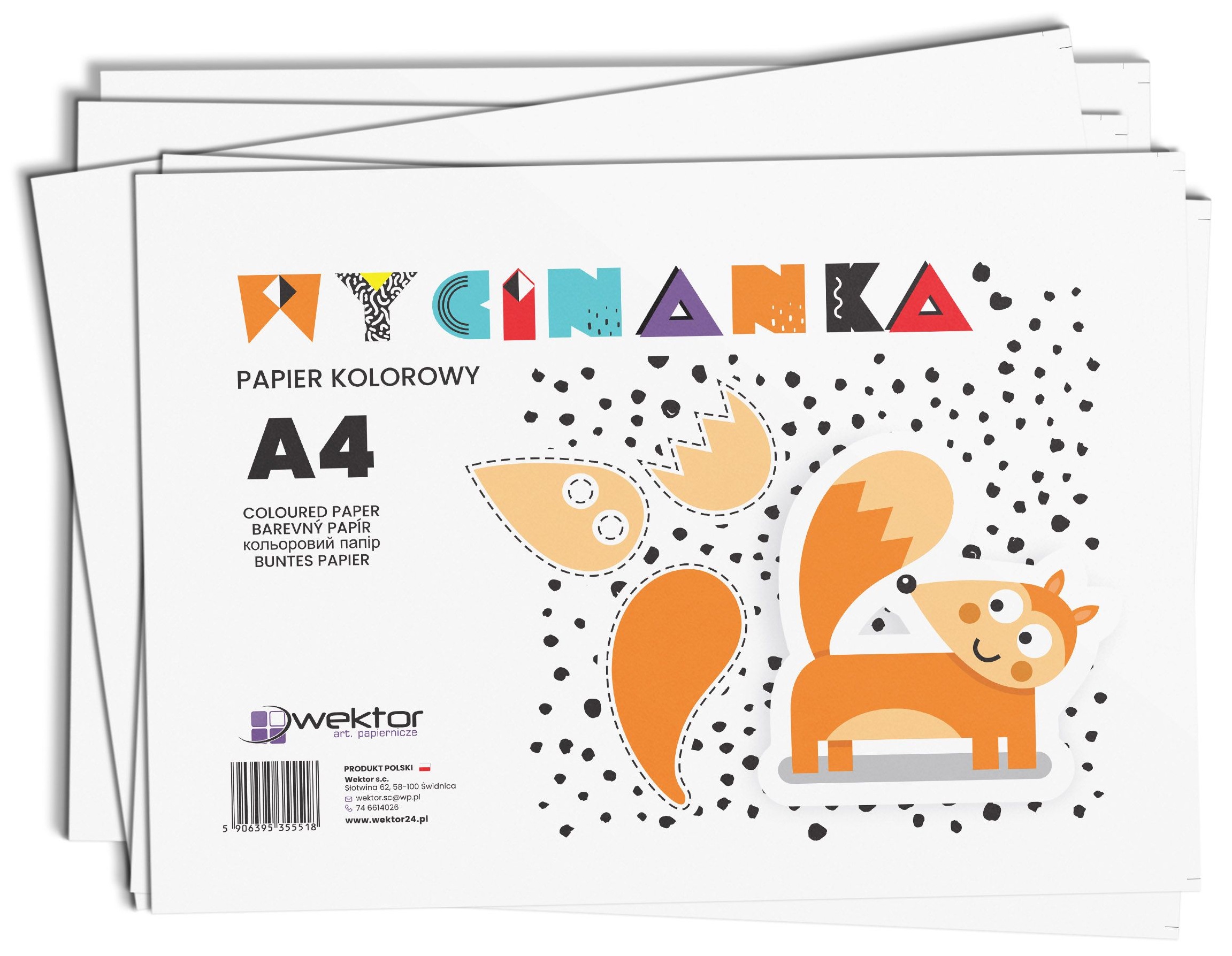WYCINANKA KOLOR A5/8 /20/ WEKTOR