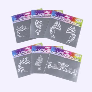 SZABLONY DO TWARZY 17X12 CM ARKUSZ 1 WZÓR