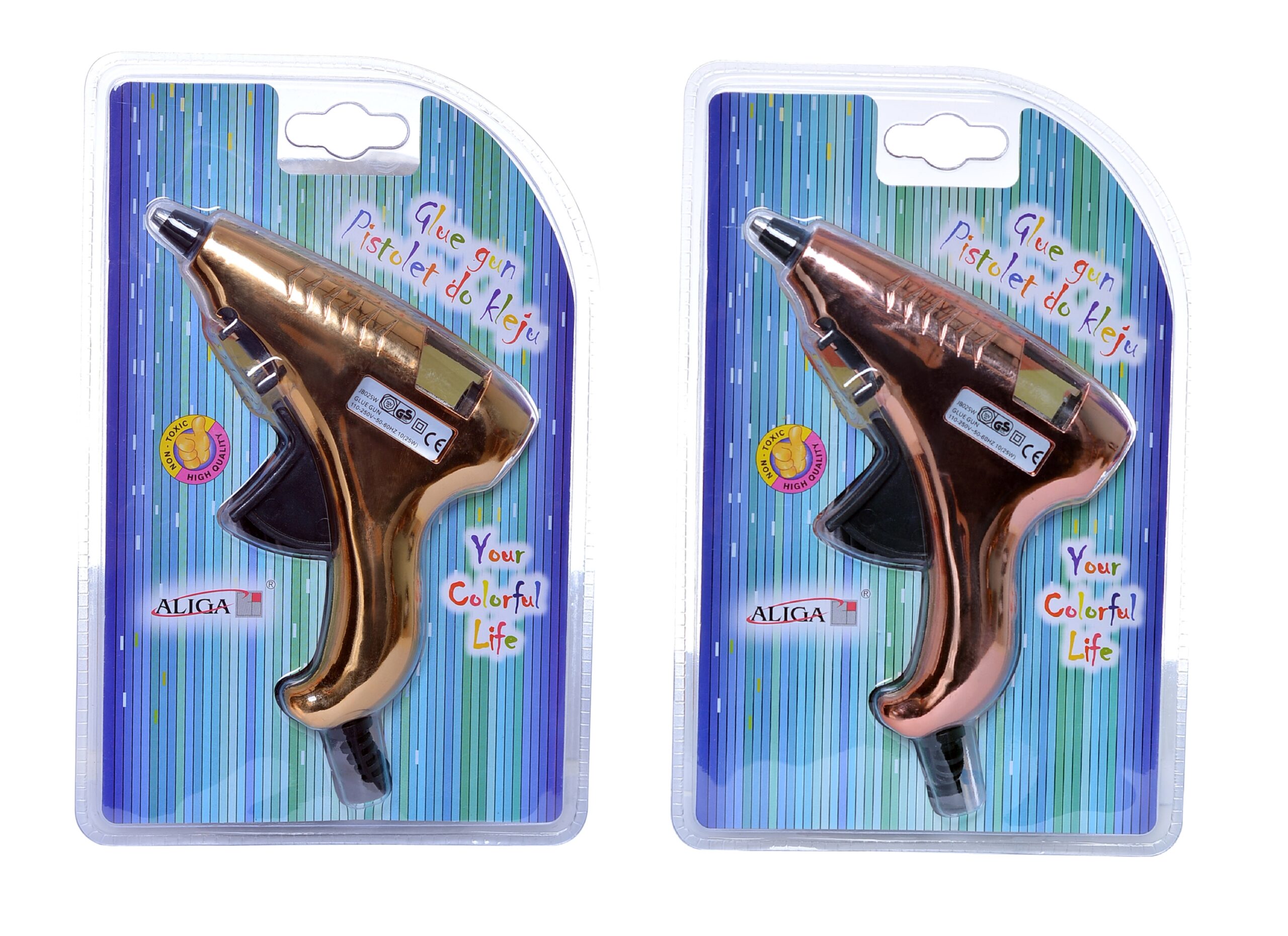 PISTOLET KOLOROWY NA KLEJ MOC 25W