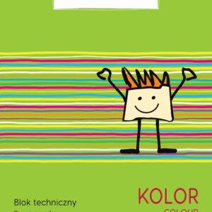 BLOK TECHNICZNY KOLOROWY A3 10k 170g HAPY COLOR