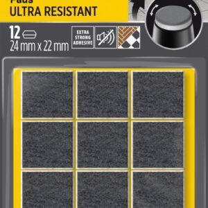 PODKŁADKI FILCOWE PROSTOKĄTNE 24x22mm 12szt SCOTCH