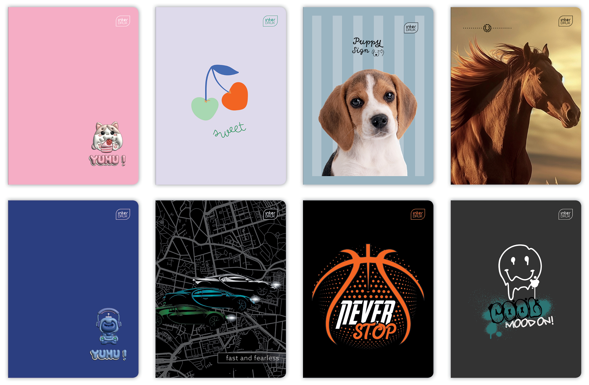 ZESZYT A5 32 KOL3=70G UV MIX