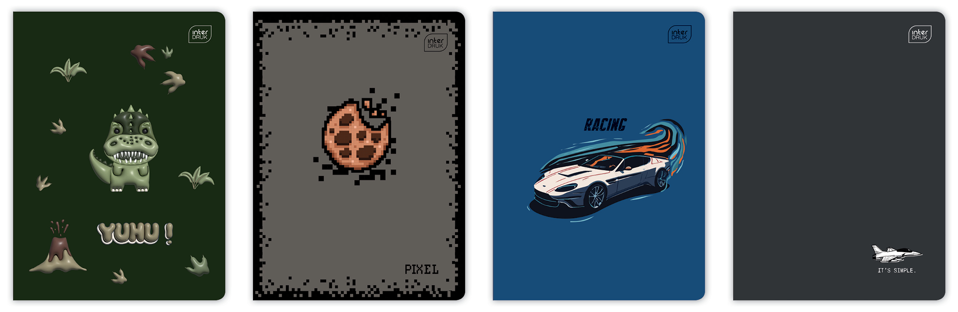 ZESZYT A5 KOL 3=70G UV BOYS MIX