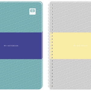 KOŁOZESZYT A5/80 KRATKA B&B PASTEL 90G