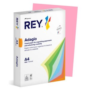PAPIER KSERO A4 80G REY ADAGIO 05 RÓŻOWY PASTEL...