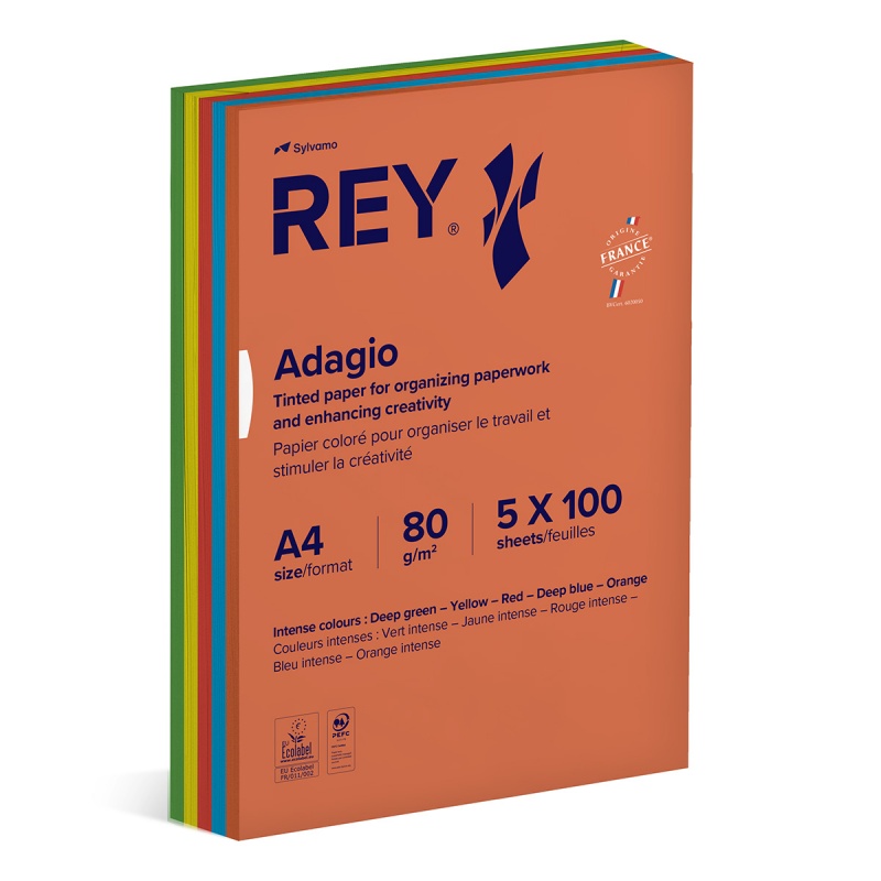 PAPIER KSERO A4 80G REY ADAGIO MIX INTENS 500szt