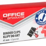 KLIPY DO AKT 41MM OFFICE PRODUCTS 12SZT