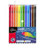 PISAKI W ETUI 12 KOLORÓW KIDEA