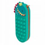 Piórnik silikon POP-IT DINO
