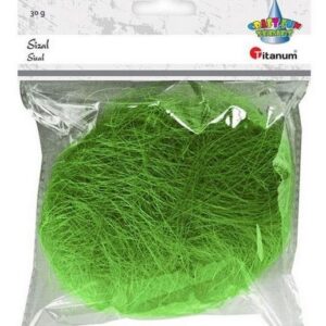 SIZAL JASNO ZIELONY WŁÓKNO BLISTER 30g TITANUM