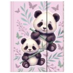 TECZKA Z GUMKĄ A4 PANDA 11