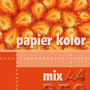 PAPIER KSERO MIX 5 KOLORÓW A4 80g 250ark KRESKA