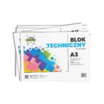 BLOK TECHNICZNY A3 10k 240g KOLOR PREMIUM WEKTOR