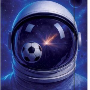 TECZKA Z GUMKĄ A4 350g COSMO BALL ASTRO BLUE