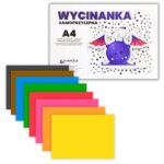 WYCINANKA SAMOPRZYLEPNA A4 8 KOLORÓW WEKTOR