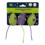 ZAB DLA KOTA MYSZKA 3SZT 6CM TRIK B/C 1/48