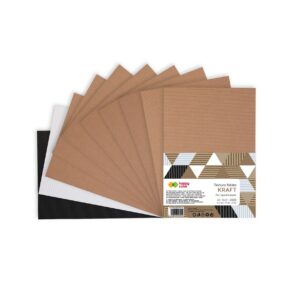 TEKTURA FALISTA KRAF T2, A4/10 ark 3 KOLORY HAP...