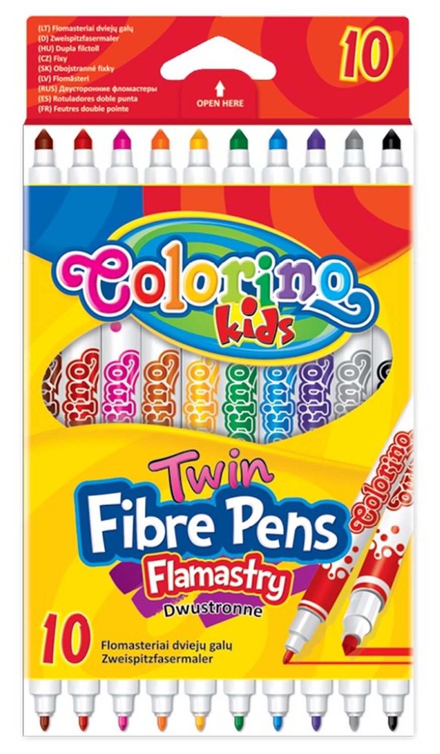 PISAKI DWUSTRONNE 10 KOL COLORINO 12/96